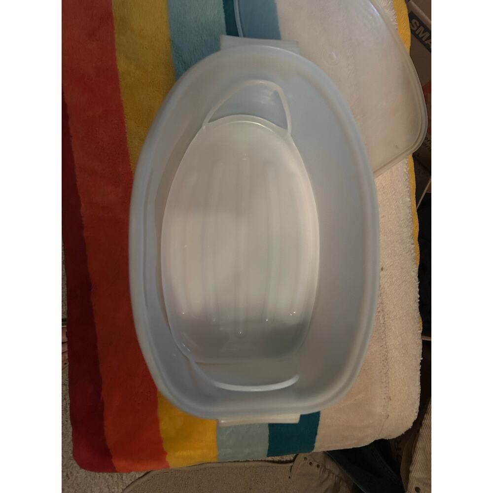 VTG Tupperware Ham Storage Container - Picture 2 of 8